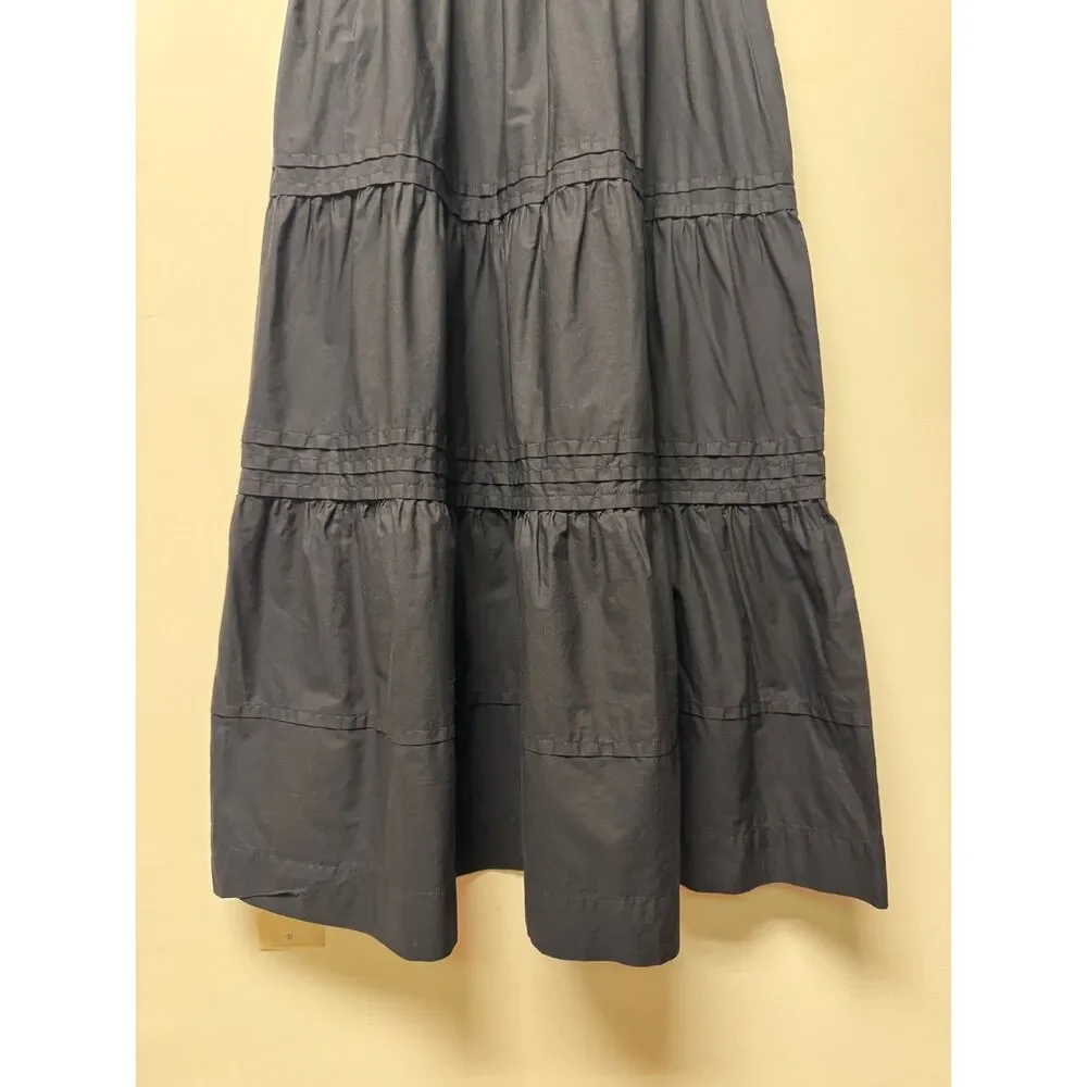 by ANTHROPOLIGIE The Somerset Maxi Dress, Black, Sz L - Picture 8 of 12